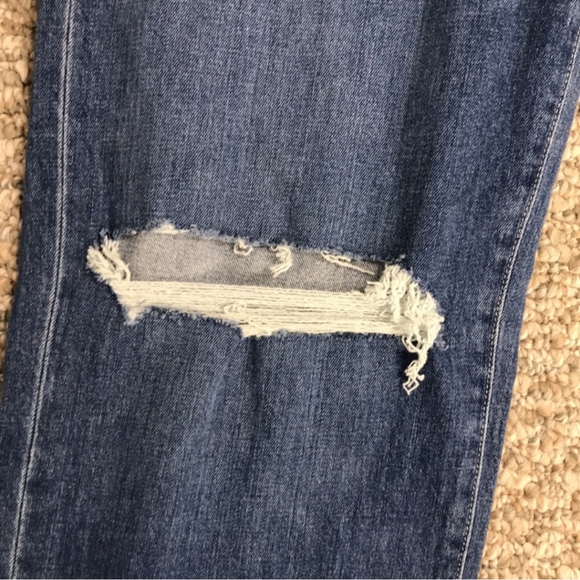 Paige Leenah high-rise wide-leg deconstructed jeans - Picture 9 of 13